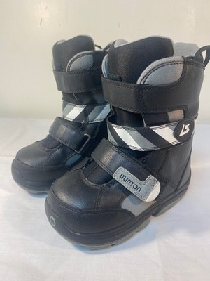 BURTON Grom Snowboard Boots Youth Kids Black - US 3 (EU 34)