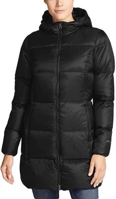 Eddie Bauer Women's Luna Peak Water Resistant Down Parka (Black, Medium)