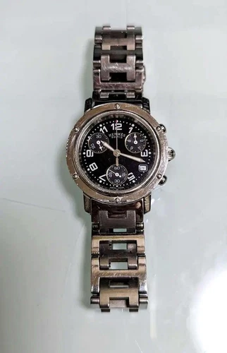 HERMÈS Un Traitement Pour Vous Même [HERMES] Chronographe Hermes Clipper CL1.310