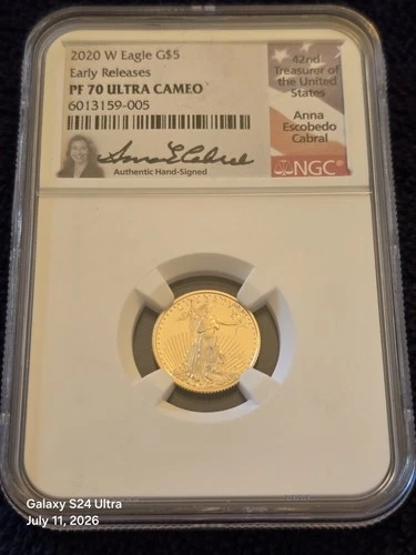 2020 American Gold Eagle 1/10 oz — photo from the most recent tracked eBay sale