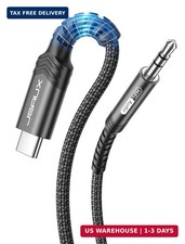 JSAUX USB C to 3.5mm Audio Aux Jack Cable 3.3ft , USB Type C to 3.5mm Headphone