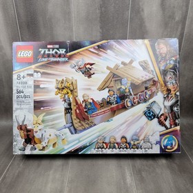 LEGO Super Heroes: The Goat Boat (76208) Thor Valkyrie Korg Retired