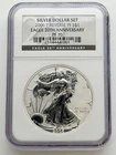 2006-P ASE American Silver Eagle $1 NGC PF70 PR70 Reverse Proof 20th Anniv Coin