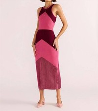 Minkpink Emeris Intarsia Knit Dress Size XS