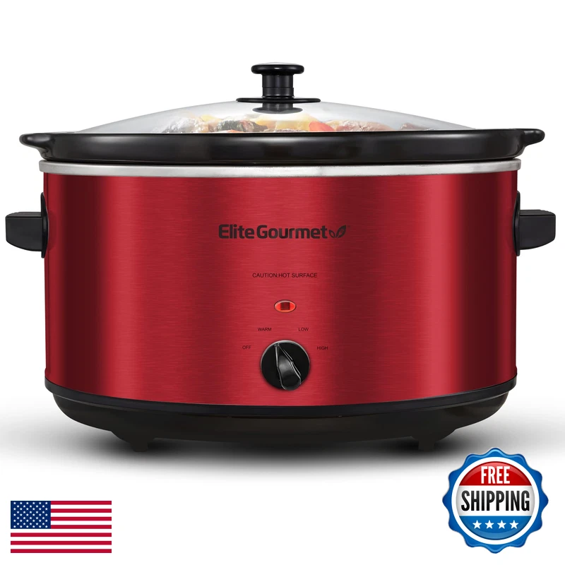 Elite Gourmet Mst-900Rxt Electric Ceramic Xl Jumbo Slow Cooker Adjustable Temp
Opens in a new window