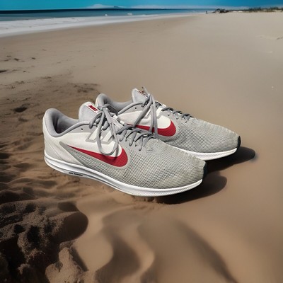 Nike Downshifter 9 AR4946-006 Gray/White/Red Men's Running Shoes Size 12M