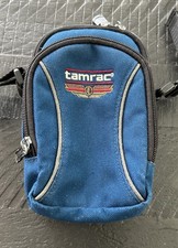 Tamrac 5220 Camera Bag Carrying Case, Navy Blue Zipper Pouches. Shoulder Strap