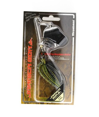 Megabass Jamaica Boa JR 3/8 oz Buzzbait Sinking Bait Green Pumpkin (4576)