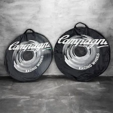 Pair of Campagnolo Wheel Bags Zippered Wheels Bags Black