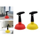 Sink Drain Plunger Small Unclogging Tool for Toilet Bathroom Drains Shower