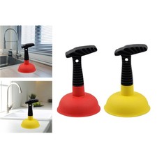Sink Drain Plunger Small Unclogging Tool for Toilet Bathroom Drains Shower