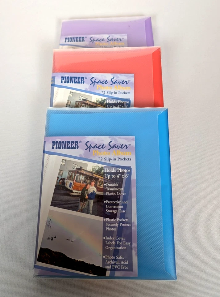 Pioneer Brand New Quantity of 3 Photo Albums Holds up to 4" X 6" Size 72 Pockets - Image 3 of 4