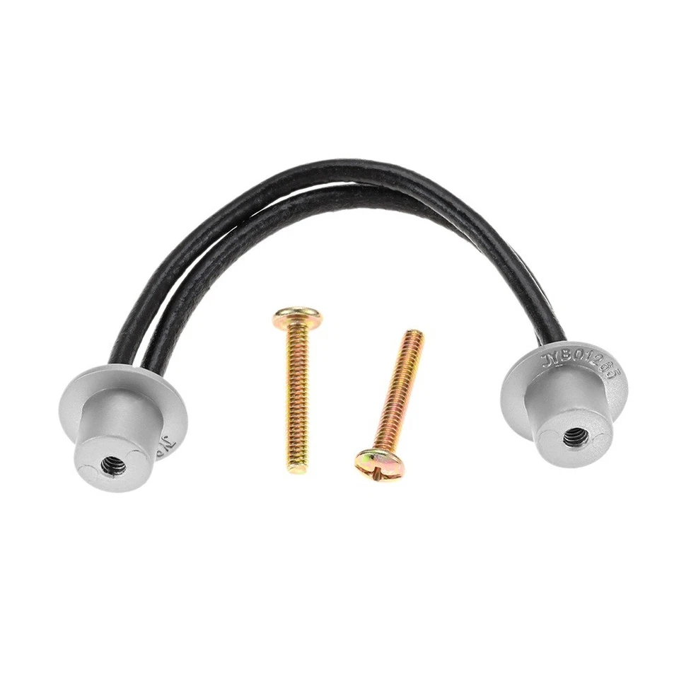 Ручка дверная выдвижная 1 шт. 2 отверстия с винтами 143*20 мм для шкафа ящика простая - Изображение 4 из 4