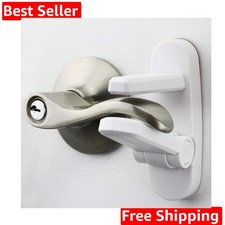 Door Lever Lock 2 Pack   Prevents Toddlers from Opening Doors   Easy One-Hand...