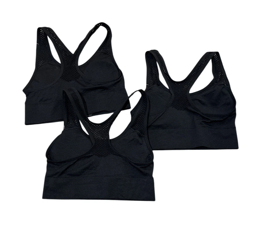 Victoria Secret PINK Active Seamless Sports Bra Low Impact Set Of 3~Size XS - Image 2 of 2