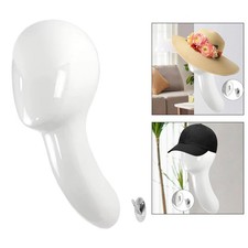 Wigtted wig stand exposition murale rack de serre de chapeau mannequin pour