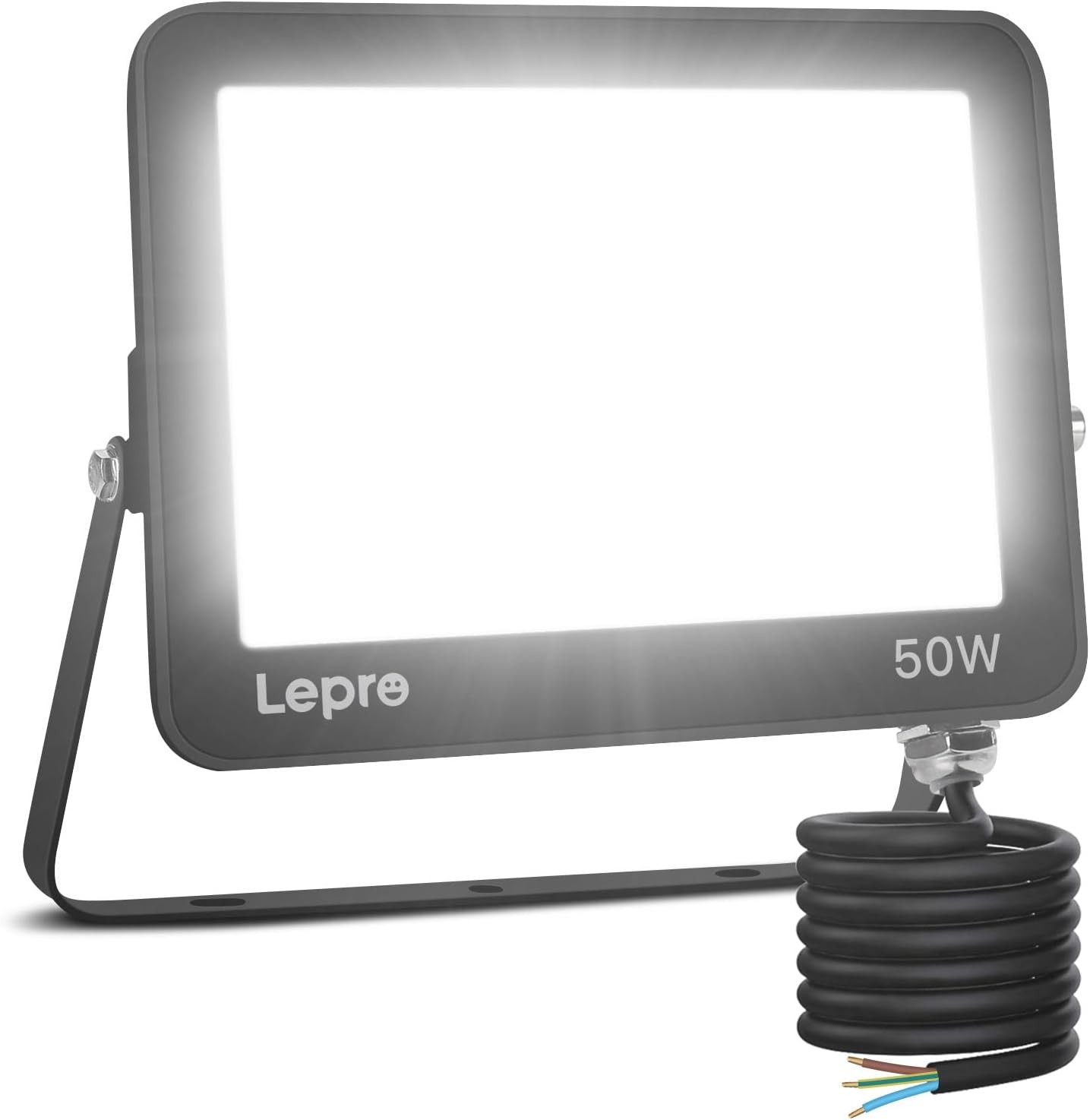 Lepro 50W Led Floodlight Outdoor, 5000lm LED Security Lights, 350W Incandescent