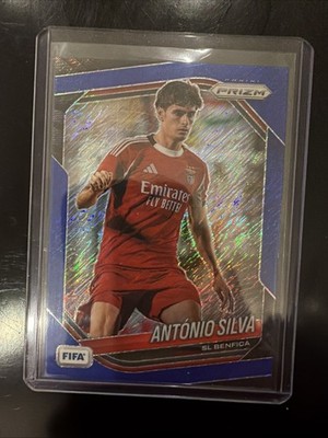 2025-26 FOTL Panini Prizm FIFA Antonio Silva Blue Shimmer Prizm #/5  Benfica