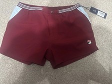 Fila Vintage High Tide Fit Shorts  Logo Sz XL 