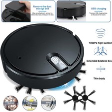 Rechargeable Smart Sweeping Robot Vacuum Cleaner Automatic Floor Mop Sweeper New