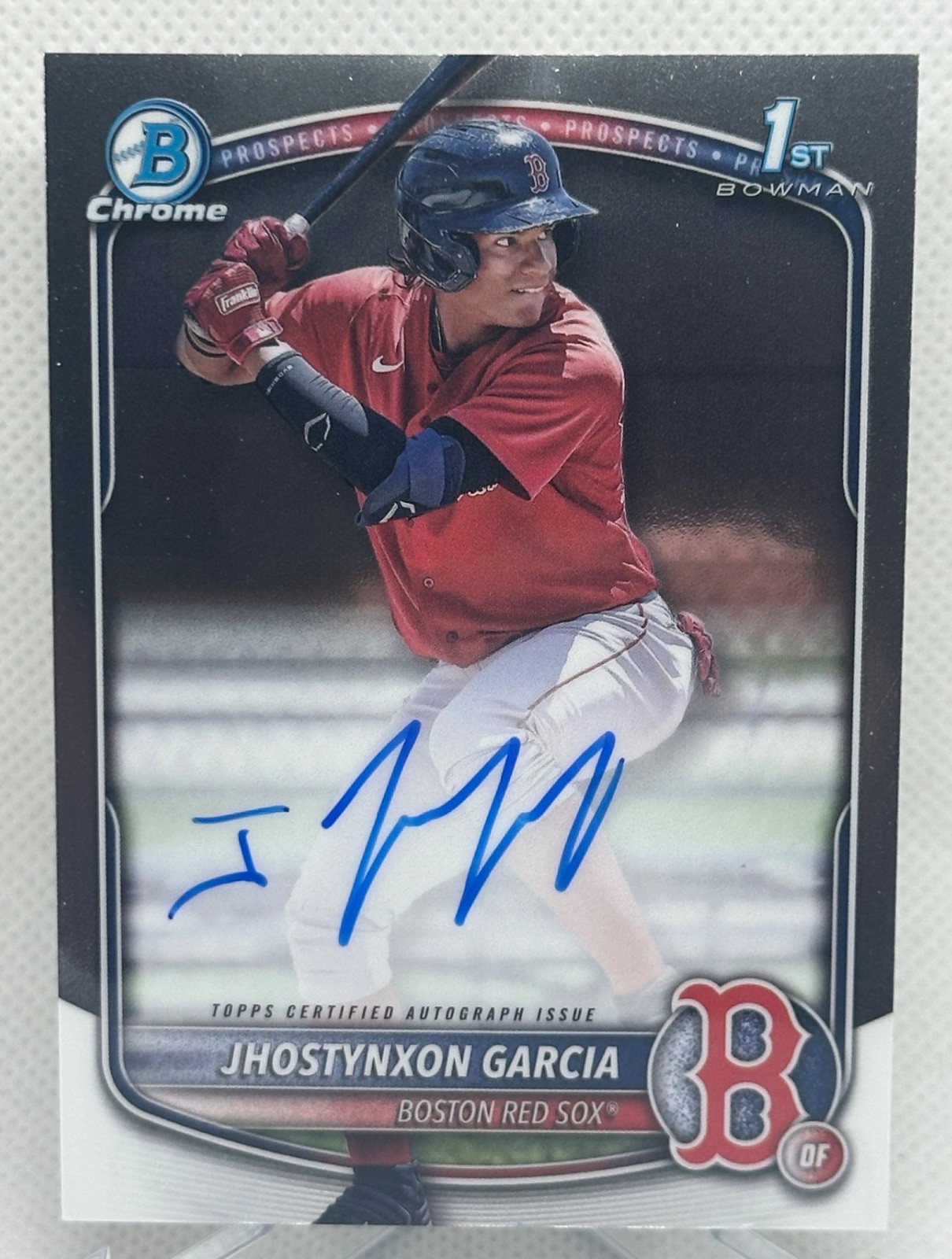 2025 1st Bowman Chrome Jhostynxon Garcia Auto Pirates #CPA-JGA