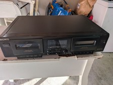 PIASTRA DI REGISTRAZIONE DOPPIO DECK SONY TC-WE 305 Vintage NON FUNZIONANTE