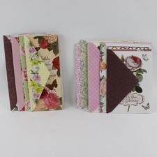 Lot of 17 Unused Floral Butterfly Greeting Cards w/ Envelopes Assorted