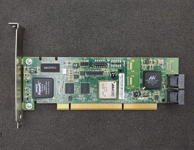 AMCC 3WARE PCI Dual Port RAID Controller Card 700-3189-05 D 9550SXU-4 /8LP