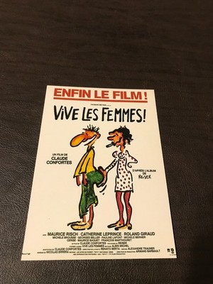 UNPOSTED  MOVIE 4 X 6 POSTCARD - VIVE LES FEMMES!