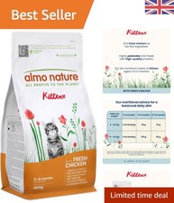400g Almo Nature Holistic Kibble for Kittens - Balanced Nutrition for All Breeds 24.48 per kilo