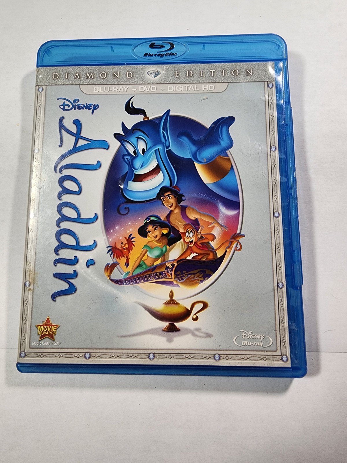 Diamond Edition Disney Diamond Edition Aladdin Blu-ray + DVD NO Slipcover VG+ D11 ...