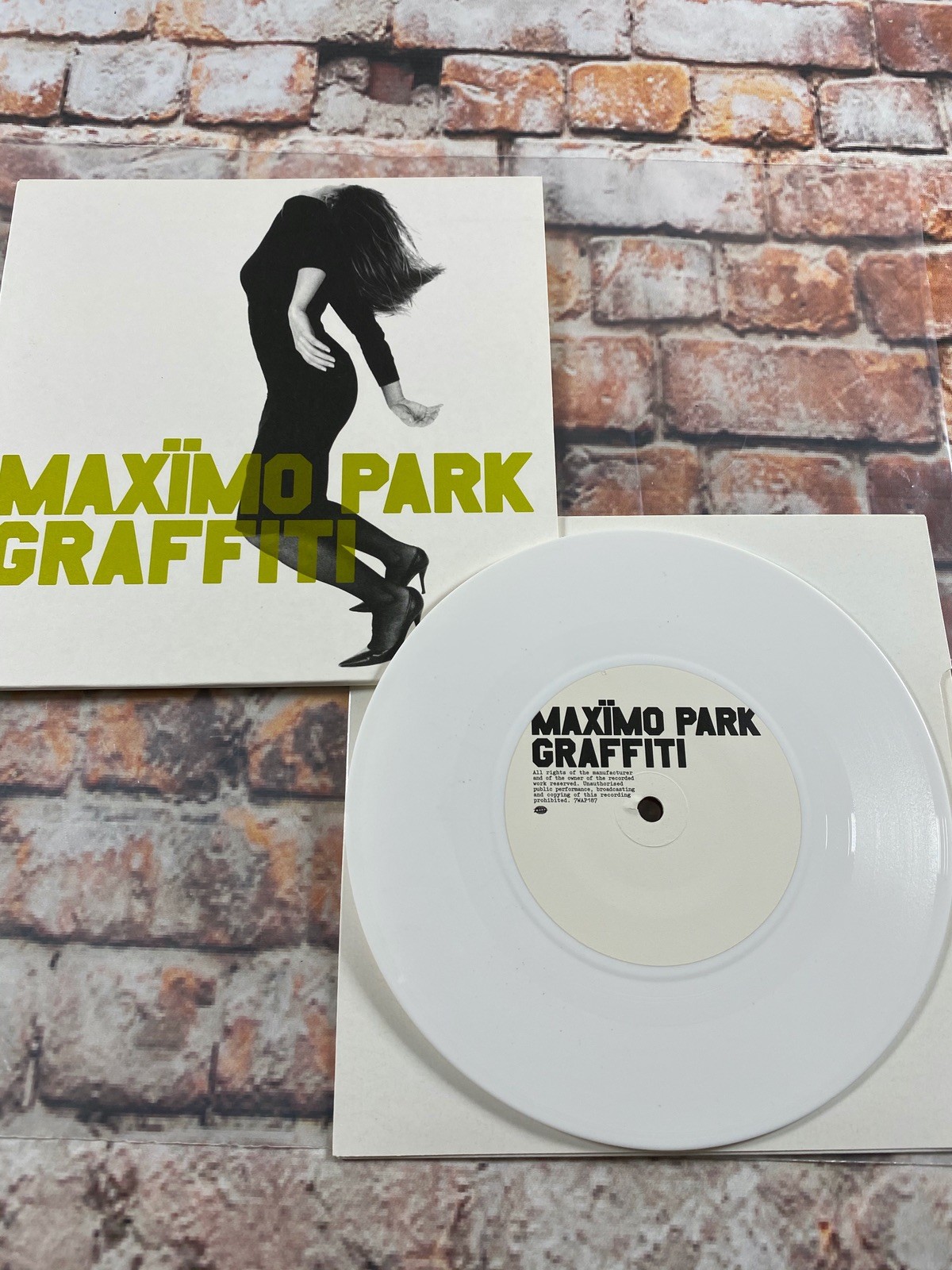 Maximo Park Graffiti 7"" White Vinyl Record