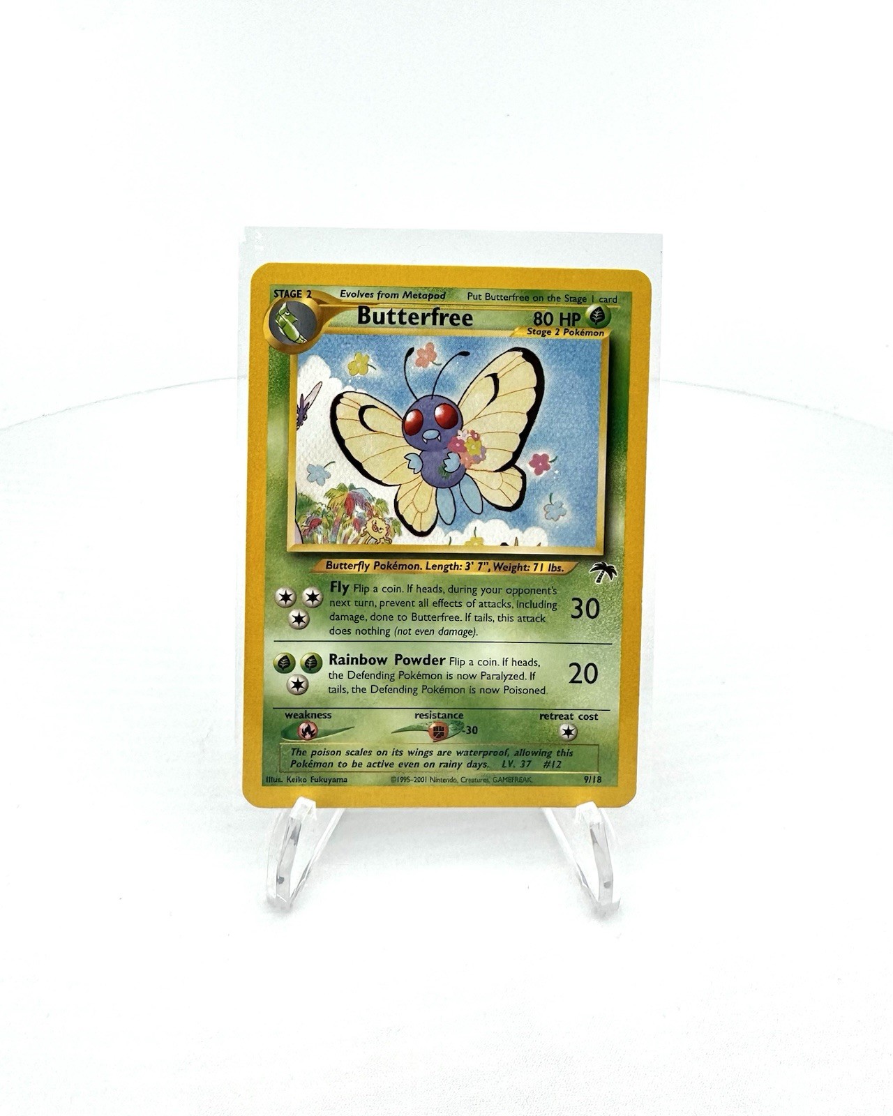BUTTERFREE 9/18 -NeoGenesis 2001 Southern Islands Pokemon Card- *Pack Fresh New*