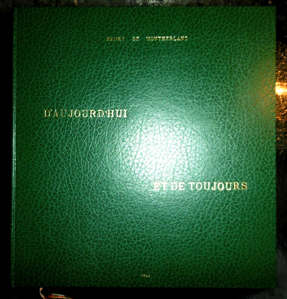 BELLE RELIURE- D'AUJOURD'HUI ET DE TOUJOURS-EDIT ORIG-ILL M. BARBEDOR-1944-NUMER - Photo 2/4