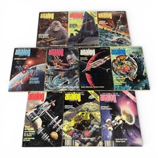 Analog Science Fiction Magazine Lot of 10 1975  1978 Vintage SF Digest