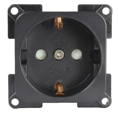 C-Line Presto Inprojal CBE Steckdose 220/230 Volt Wohnmobil Wohnwagen anthrazit