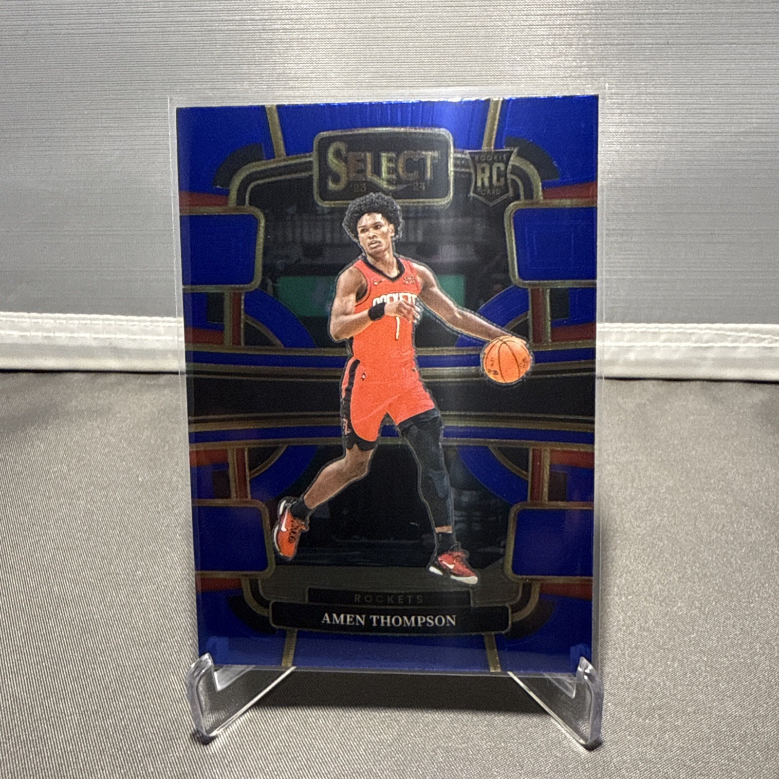 2023-24 Panini Select Amen Thompson Blue Concourse   RC #96