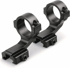Offset Reversible 1 inch Diameter Rifle Scope Rings 1" Scope Mount Offset Cantil