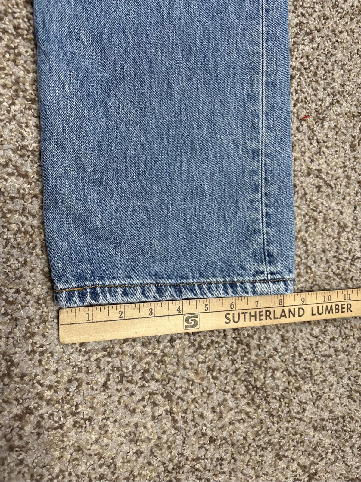 Levis 501 XX Jeans 34x30 Straight Leg Button Fly Denim Fits 32 X 28.5 - View 10