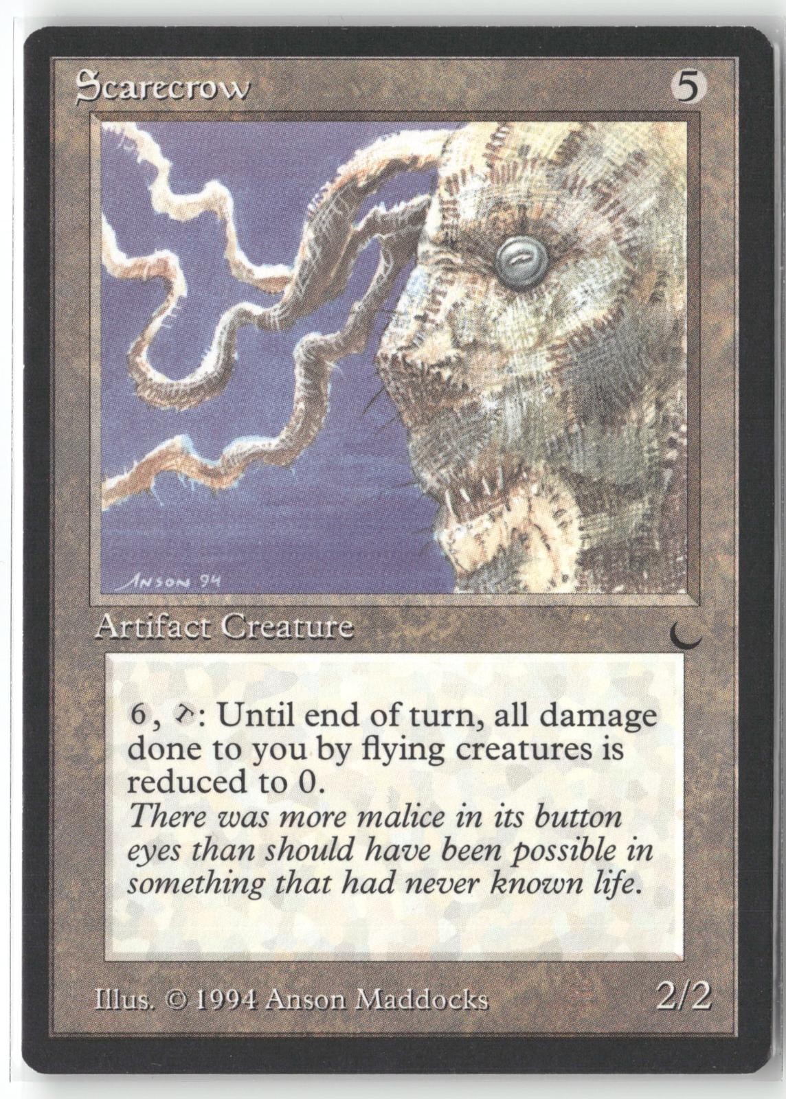 Scarecrow Uncommon The Dark Magic: The Gathering Lightly Played