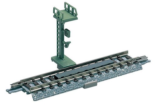 Tomytec 015215 Magnetisches Entkupplergleis mit Lichtmast | Zustand: Neu
