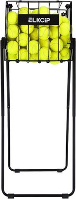 2-in-1 Portable Pickleball & Tennis Ball Collector - Easily Pick Up Picklebal...
