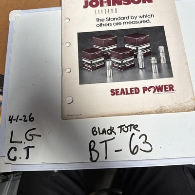 Johnson Lifters By Sealed Power Quick Reference Manual 254-90, Vintage