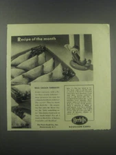 1946 Herb-Ox Bouillon Cubes Advertisement - recipe for Mock Chicken Turnovers