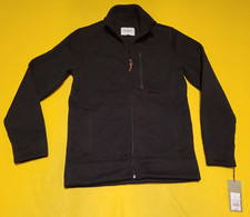 Goodfellow and Co Full Zip Sweater Small Ebony NWT FREE SHIPPING