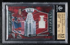 2001-02 In the Game Ultimate Dynasty In the Numbers Yvan Cournoyer 07/10 BGS 9.5