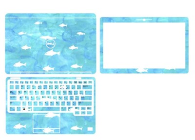Dazzle Laptop Protector Leather Skin Stickers For Dell Latitude E7240