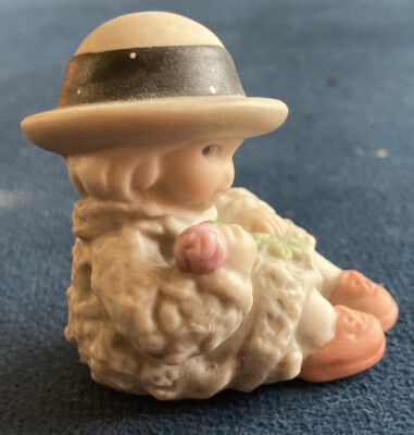 Kim Anderson s Pretty As A Picture Figurine Of A Little Girl Holding A Rose