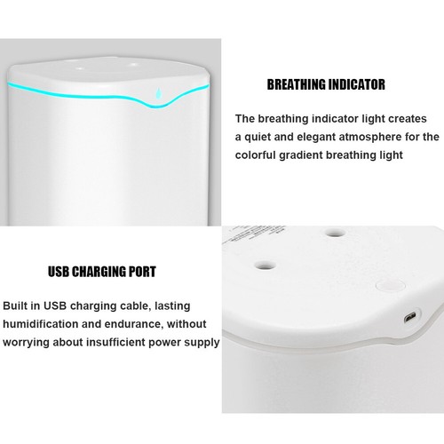 2L USB Air Humidifier Aromatherapy Diffuser Purifier Ultrasonic Mist Steam Room - Picture 9 of 12