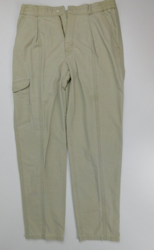 Vintage Bugle Boy Men Mens Pleated Khaki Pants Size 34L - Picture 5 of 13
